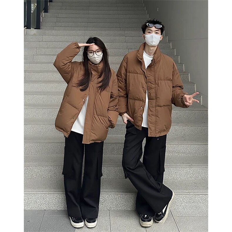 现货抖音得物可供视频冬季三防加厚羽绒棉衣外套面包棉服AM999,男装棉衣,电商A443