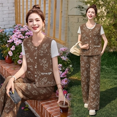2026年夏季女两件套，女装套装/套裙，浪花E族（衣布洛）