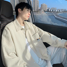 CD5483改长袖C5536特批P28无差价秋季腊肠狗泡泡纱大码衬衫外套男，男装衬衫，电商A001-1