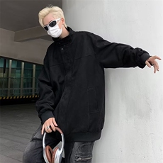 秋季青春流行男夹克文艺潮麂皮绒外套HT05P65，男装夹克，星座1116-2