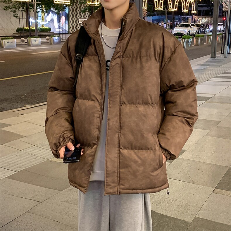 特批5589脏脏款棉衣港风高级晕染印防风加厚保暖棉袄MY8977,男装棉衣,电商A128