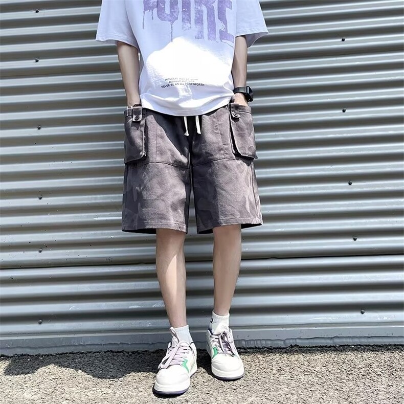 新款简约五分裤文艺原宿宽松型时尚潮牌潮流青春流行男K671-P35,男装休闲裤,星座1109-3