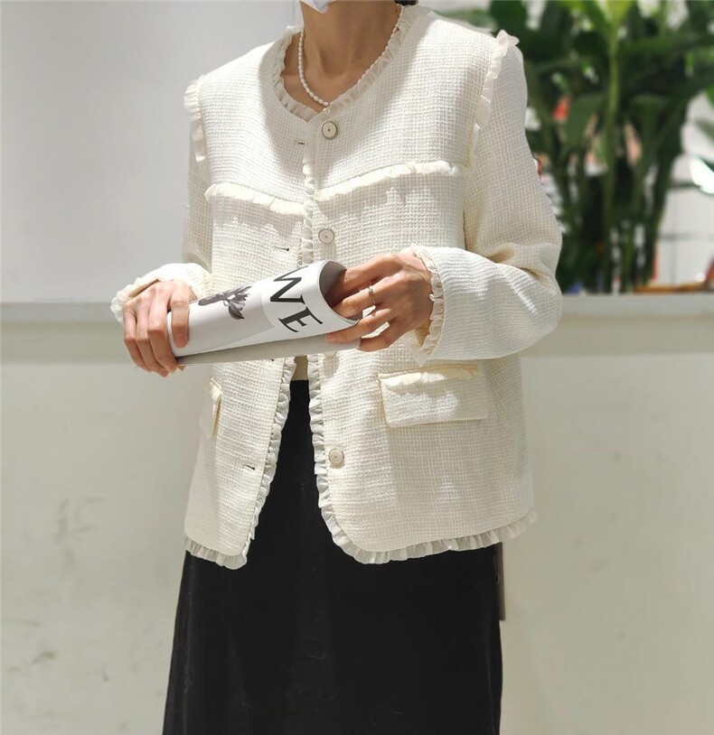 【现货】精致木耳边小香，其它，麦丝尚