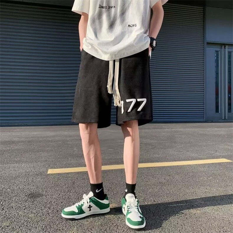 五分袖工装衬衫男港风日系宽松多口袋短袖衬衣慵懒风夏D1025-P26,男装休闲裤,星座1109-3