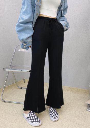 春季新款前开叉裤子，女装，变色鸟(4F)