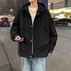 冲锋衣外套男春秋户外徒步登山服夹克潮牌痞帅高级感JK115-P93，男装夹克，星座308B-2