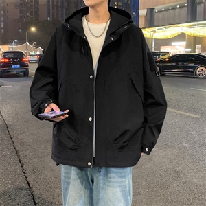 冲锋衣外套男春秋户外徒步登山服夹克潮牌痞帅高级感JK115-P93图片