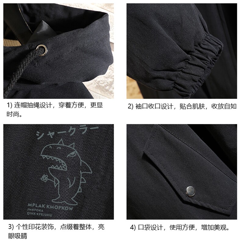 JK41092-P85加棉款-P115纯棉连帽夹克男士大码工装夹克男砖墙,男装夹克,电商A040A