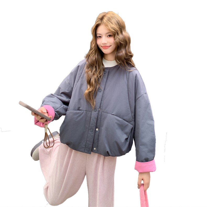2025年冬季新款拼色轻薄款棉衣2558款P160-K248,女装棉衣/棉服,浙宝301