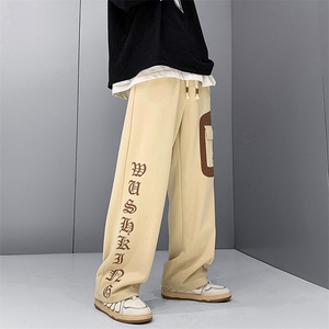 B266-C06-P55 23春季新款宽松休闲百搭港风休闲长裤图片
