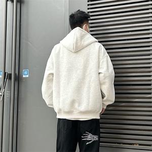 抖音得物高品质二开350克秋冬双头双拉链卫衣开衫外套W74图片