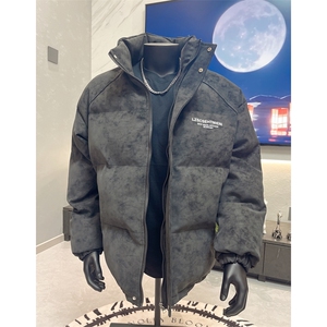 档口图  高级感皮棉服宽松立领棉袄棉衣M520-P110图片