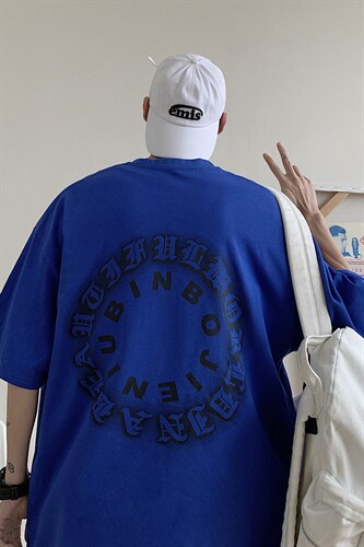 潮创意字母美式街头短袖T恤男夏季休闲宽松短袖A071-9012-P30，男装T恤，电商A071
