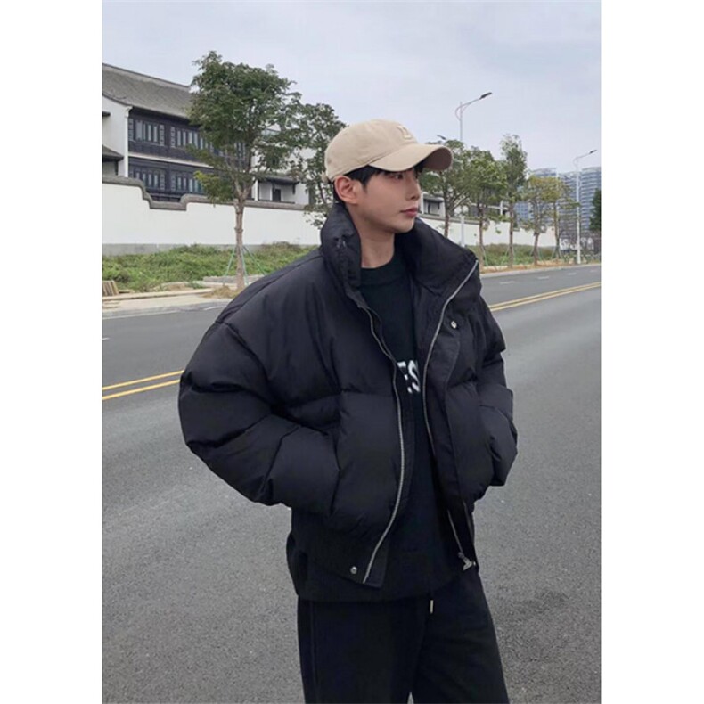 立领羽绒棉衣棉服男秋冬新款宽松保暖短款面包服MY215,男装棉衣,星座1116A（原606A-3）