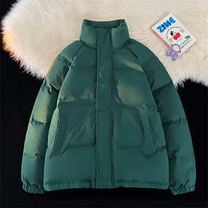 冬季立领棉衣纯色休闲加厚保暖棉服棉袄情侣款A266-MF365-P45特批图片
