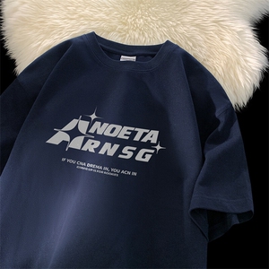 可设48小时发货 支持抖音得物来样二开230克重磅美式短袖t恤MT394图片