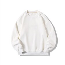 华夫格卫衣圆领卫衣男大码长袖t恤男外套HW76099-P30加绒款-P40，男装卫衣，电商A040