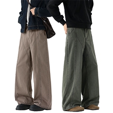 新款100棉美拉德休闲裤直筒B342-KZ815-特50，男装休闲裤，电商B342