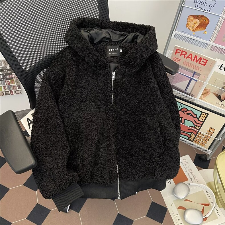 加厚保暖毛领棉服夹克潮流简约棉衣7821P95,男装夹克,星座410-2