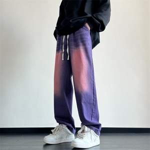 早秋新款牛仔裤水洗宽松休闲长裤子212-2-K003-特P45
