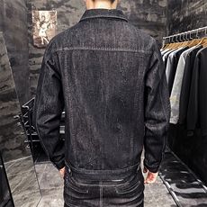店主风男士牛仔外套秋季新款衣服韩版潮流大码百搭夹克8123-P75，男装夹克，电商A318