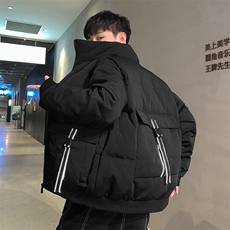 冬季新款中青年男士加厚保暖羽绒服男装休闲立领上衣时尚潮流外套，男装羽绒服，电商B212（原钱塘6029）