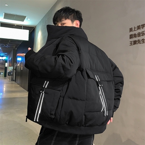 冬季新款中青年男士加厚保暖羽绒服男装休闲立领上衣时尚潮流外套图片