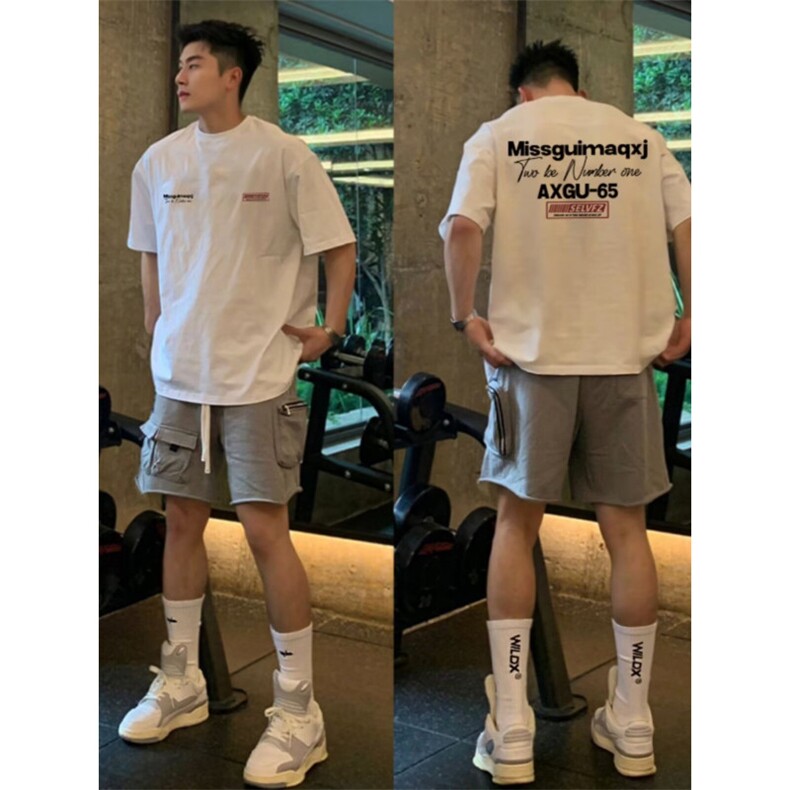 1506/QY5160/P33七只小羊新款T恤美式韩版宽松夏季ins潮牌上衣,男装T恤,星座1506