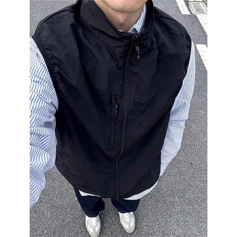 日系户外机能风马甲防水透气春季男简约百搭通勤潮流背心潮W922,男装背心/马甲,星座1116A（原606A-3）