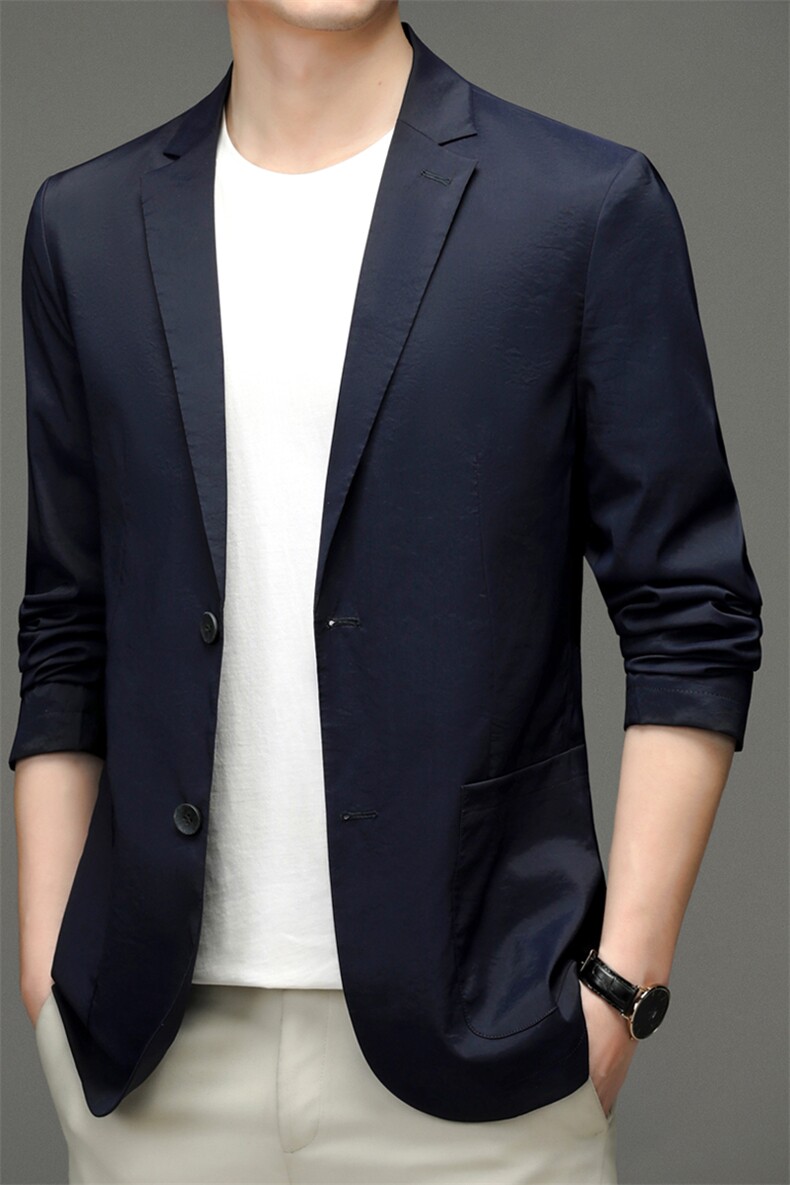 春秋西装男士外套宽松中青年商务便西上衣休闲西服YYA33610-P180,男装西服,星座1105-3