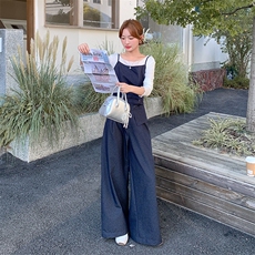 26新款现货大货已到店牛仔三件套6853-P175-K268，女装套装/套裙，2D034