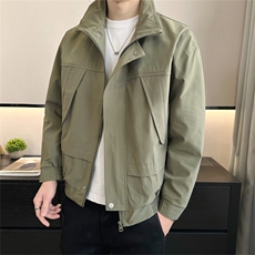 春季店主风新款立领工装休闲夹克时尚上衣外套JK151-P110，男装夹克，电商A413