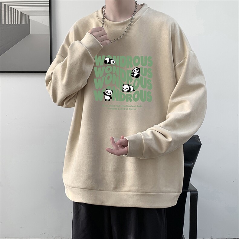 麂皮绒卫衣男大码重磅长袖t恤男JW81376-P35,男装卫衣,电商A040