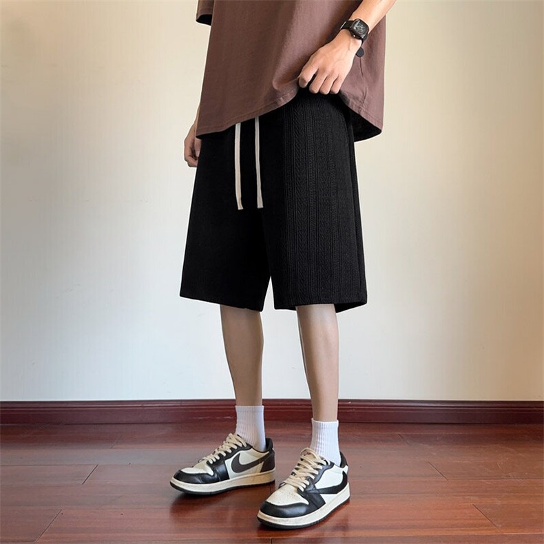 ！2026夏季新款男士麦穗肌理感短裤百搭五分裤DK299特P30,男装牛仔裤,电商B220