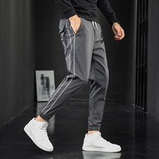 2021秋冬外穿休闲宽松束脚卫裤男百搭韩版运动长裤K701-P45，男装休闲裤，星座610（原A335）