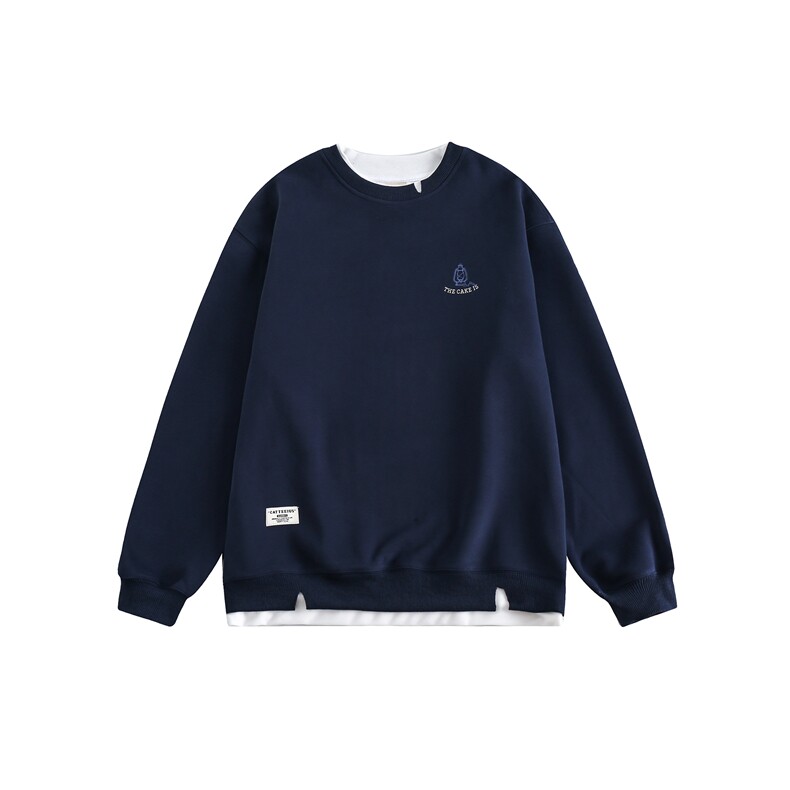 2025秋假两件圆领套头卫衣380g--5095,男装卫衣,电商S012（CATTEE）