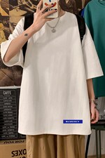 DX17202-P20纯短袖t恤男大码半袖打底衫宽松体恤衫港风，男装T恤，电商A040
