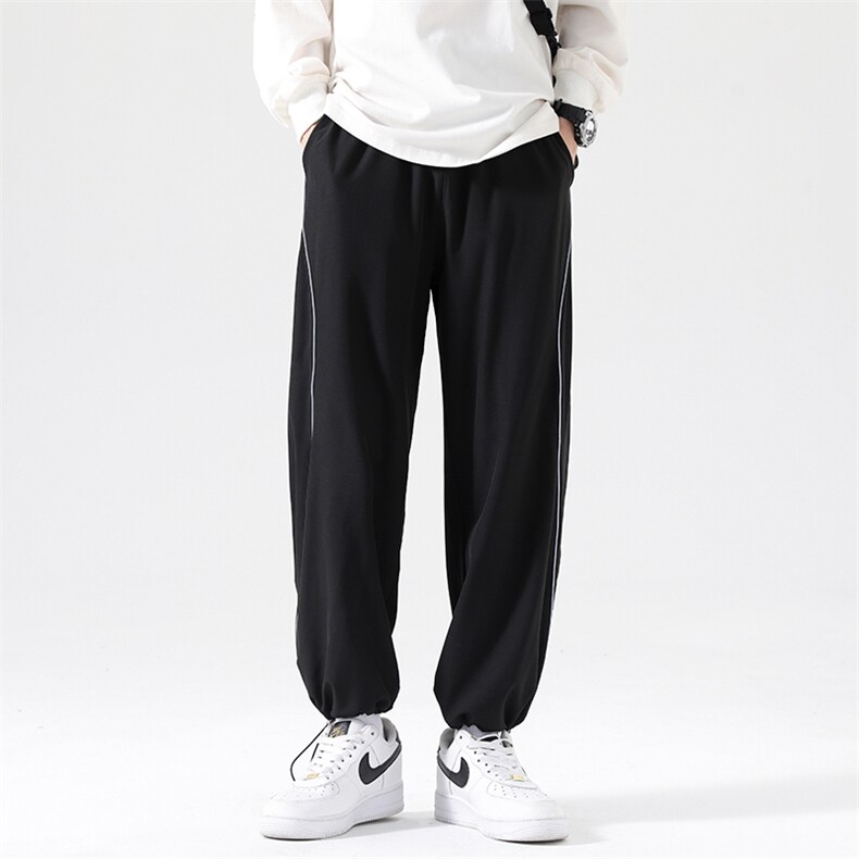 潮流前线日系潮牌夏季新款男士设计感宽松休闲裤CK2320-P40,男装休闲裤,星座717
