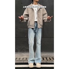 【现货】冰蓝色微喇基础百搭牛仔裤NZ06023P45，男装牛仔裤，星座1004（原星座815-3）