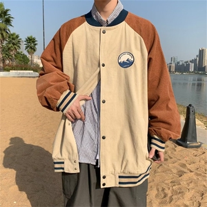 2023秋季新款夹克外套男韩版宽松潮流棒球服学院风上衣 W3527-P42图片