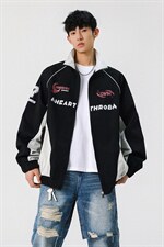 2026无影墙美式印花潮牌立领机车大码M-5XL夹克男JK77979P68控108，男装夹克，星座227-7