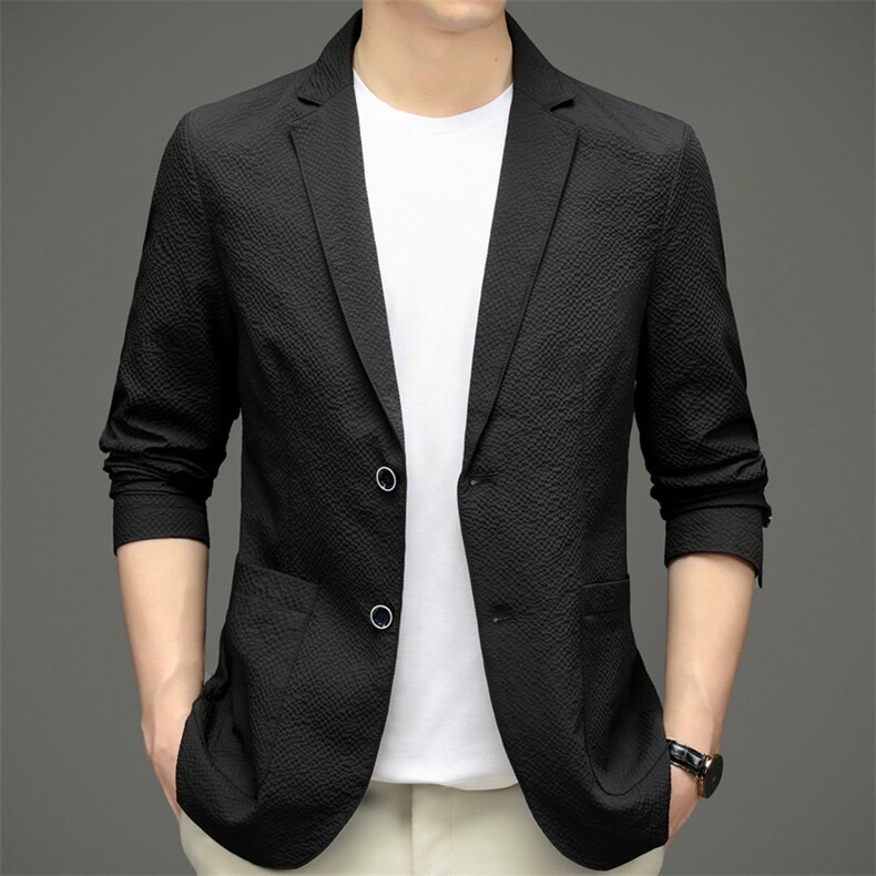 BF22605钱塘2020-2秋季新款时尚帅气潮流中年男士西服外套P170,男装西服,钱塘207-2