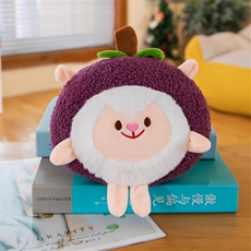 朱艳辉毛绒玩具 水果山竹