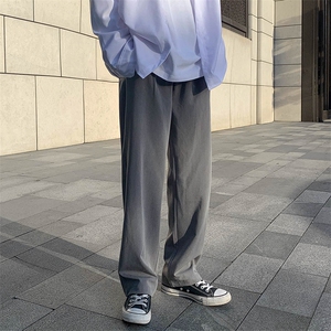 早秋宽松直筒休闲裤拖地西裤XZ707-KZ919-45图片