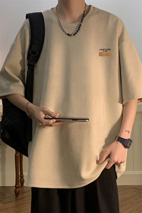 麂皮绒短袖t恤男大码半袖男 酒店风 JD82350-P25图片