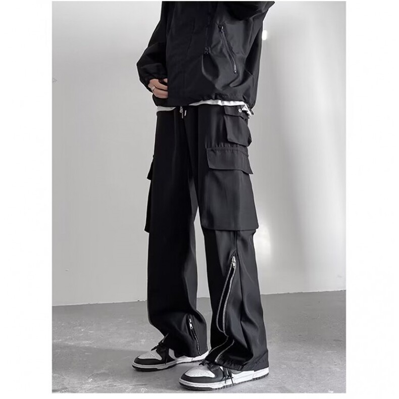 美式工装裤男高街拉链设计冲锋裤机能登山裤1001-1-MK532-P40,男装工装外套,星座1001-1
