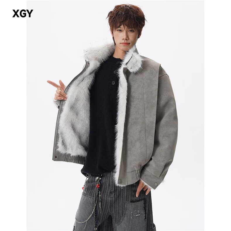 1506/Q82370/P126复古做旧座山雕加厚棉服,男装棉衣,星座1506