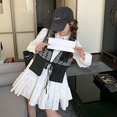 现?货?春款甜酷时尚马甲连衣裙套装2D151-2520-P195-K278，女装套装/套裙，2D151