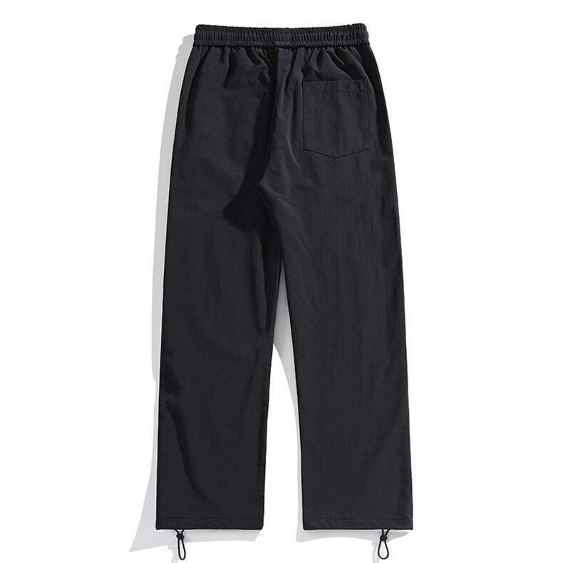 白底秋冬侧边拼接拖地工装裤宽松休闲伞兵裤男K23327-P40控58,男装工装外套,星座717
