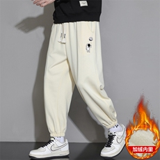 现货外贸供应2025冬季加绒情侣棉裤卫裤运动裤JR913，男装休闲裤，星座1816-1（原1210-1）